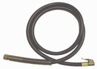 Open End Barbed Style Euro Chuck - 60" Long All Brass Connectors (1/4" I.D.
