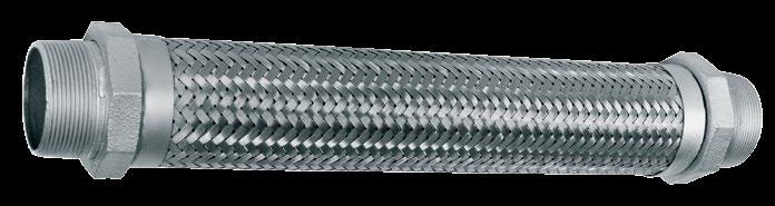 Flexible Metal Hose Designed to isolate damaging vibration, dampen noise and absorb thermal expansion from pumps and compressors to other related equipment.