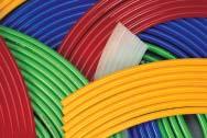 Inch-Size Shut-Off Valves and Inch- and Metric-Size Tubing The PE Range of LLDPE Tubing The PE Range of plastic tubing is available in inch and metric sizes in a variety of colors, produced in Linear