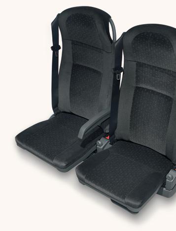 For safety s sake, Setra makes sure that driver s seats provide ideal support to drivers as they carry out their critical tasks.