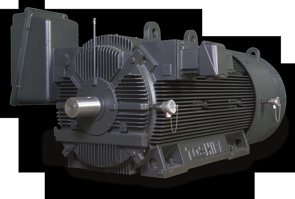 Toshiba Leading Innovation in Medium Voltage Motors Toshiba s new medium voltage totally-enclosed fan-cooled motor series, the Dura-Bull TX, is designed and made in Texas and offers a multitude of