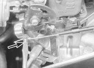 Ensure that the spacer remains in position throughout the procedure (see illustration). 11 At the carburettor end, mark the inner cable at a point 22 mm (0.
