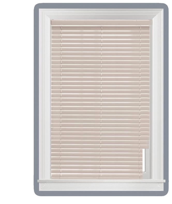 CUT-OUT BLINDS For surcharge, see Options Pricing Bottom corner and side cut-outs only Maximum cut-out is 1" before rout hole Cut-outs are created with slats tilted in the closed