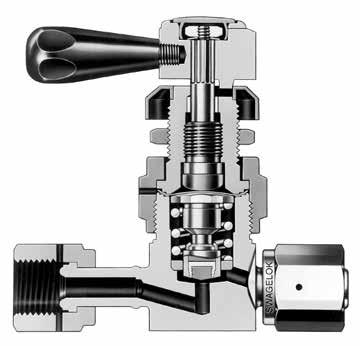 DS series diaphragm valves require approximately one and one-half turns to operate from fully open to closed. Flow coefficient of 0.30 for high-flow requirements.