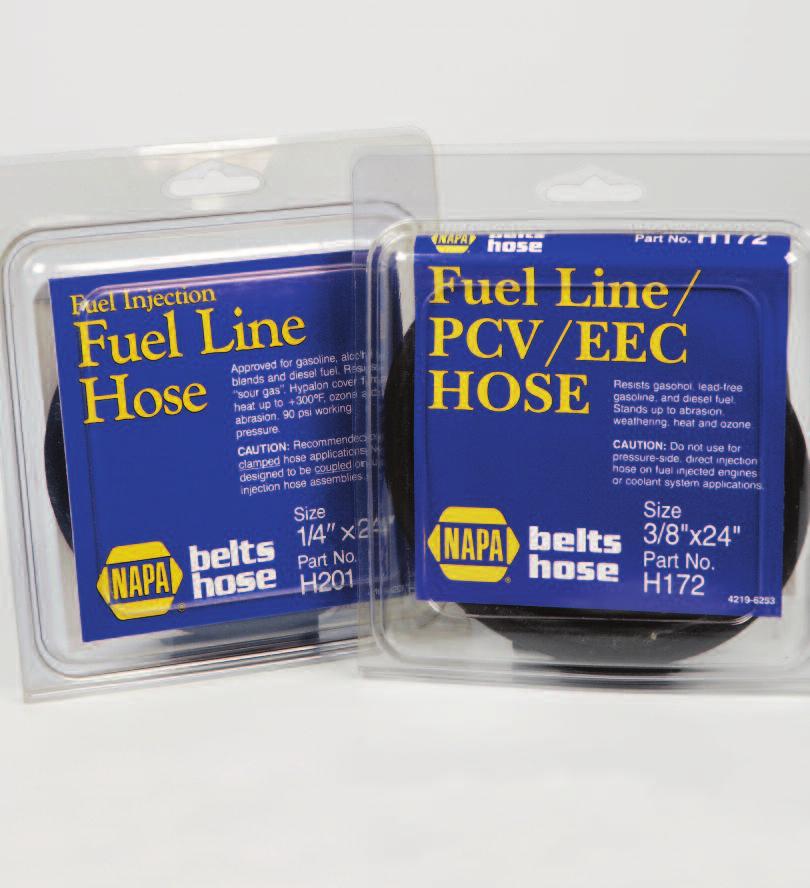 Types of Hoses Fuel line hoses are not all made the same.