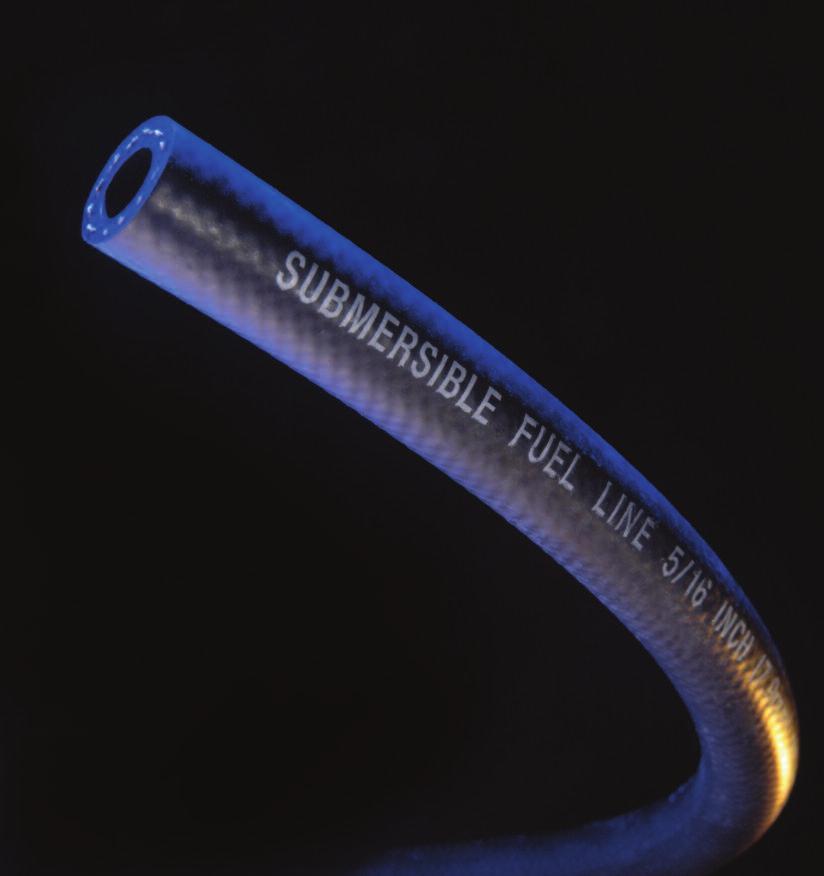 Submersible Fuel Hose Standard fuel hose is designed to handle fuel on the inside only.