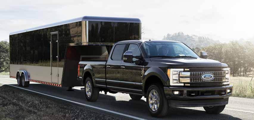 TRAILER TOWING SELECTOR 23 F-350 SRW SUPER DUTY PICKUPS 5th-WHEEL/GOOSENECK TOWING Automatic Maximum Loaded Trailer Weight (lbs.