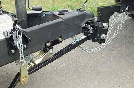 Use a good weight-carrying hitch that uniformly distributes the trailer tongue loads through the bumper and frame (through the body with Escape; bumper hitch not available with Escape, Explorer or
