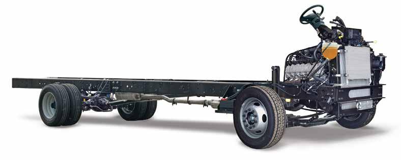 8 ENGINEERED FOR BUSINESS. Commercial Stripped Chassis Features Five wheelbase choices: 158/168/178/190/208-inch Three Gross Vehicle Weight Ratings (GVWRs): 16,000/19,500/22,000 lbs.