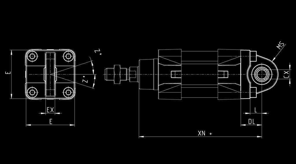 20 5 95 50 9 Nm L-4-00 00 20 29 4 230 8 5 60 22 Nm Trunnion ball-joint Mod. R* Material: Aluminium * not according to standard x trunnion ball-joint 4x screws Mod.