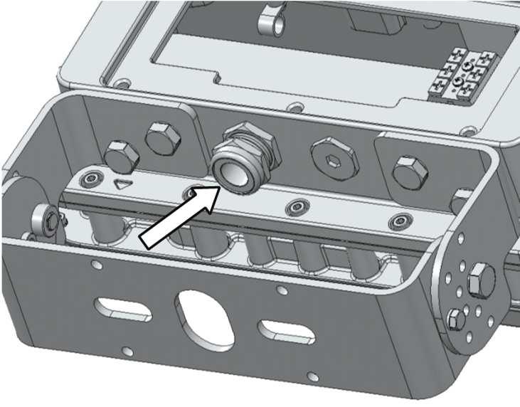 Install a cord grip to suit the gauge source wiring being used [Fig.6] a. cord grip not supplied with light fixture * b. install as per cord grip manufacturer recommendation 3.
