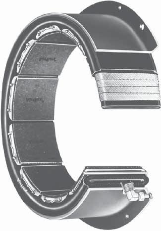 Airflex CB Construction Single Flange Element Dual Flange Element The type CB element assembly is designed and built to provide dependable clutch or brake service in the most exacting industrial