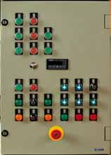 Central control panel Control of all the