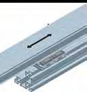 12 Linear axis to MGE via plate Designed for aluminum profiles from the MGE range with a