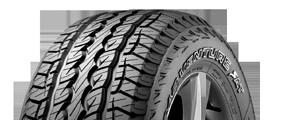 tread code KL61 comfort All-Terrain SAT Product Code Size Svc. Desc. Const. Sidewall UTQG Width Range Section Width on Reference Width Diam.