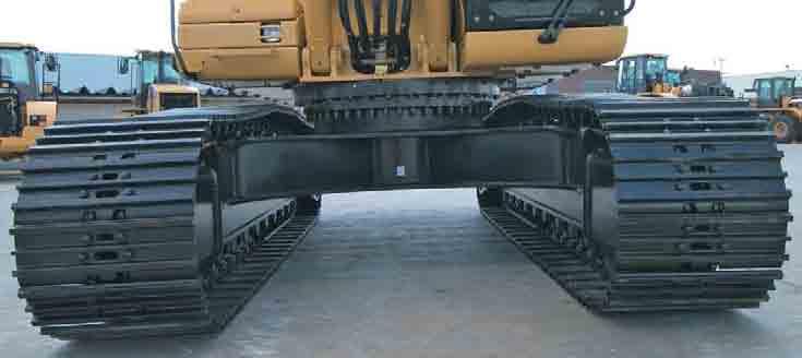 Undercarriage Durable undercarriage absorbs stresses and provides excellent stability. Undercarriage Options.