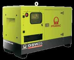 14 GSW SERIES INDUSTRIAL GENERATORS Industrial Generators GSW Series The GSW series fulfills power requirements with the excellent reliability and performance.