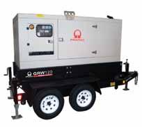 enclosed models Standard fuel tank, 24-hour runtime Battery / charger included 1-year warranty Manual Control Panel (MCP) Manual control panel mounted on the genset, with analog instrumentation and
