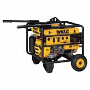 introduction into the market. 3,000 Max Watts / 2,920 Rated Watts Commercial Generator Engine DeWALT 196cc (6.