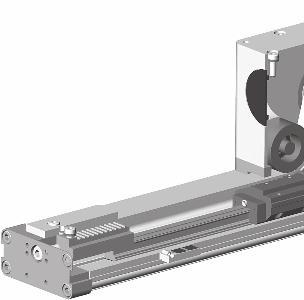 Features TOOTHED BELT DRIVE FOR VERTICAL MOVEMENTS IN MULTI-AXIS SYSTEMS The OSP-E.