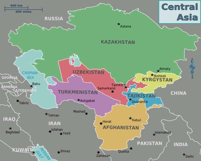 Central Asian Countries TAJIKISTAN UZBEKISTAN