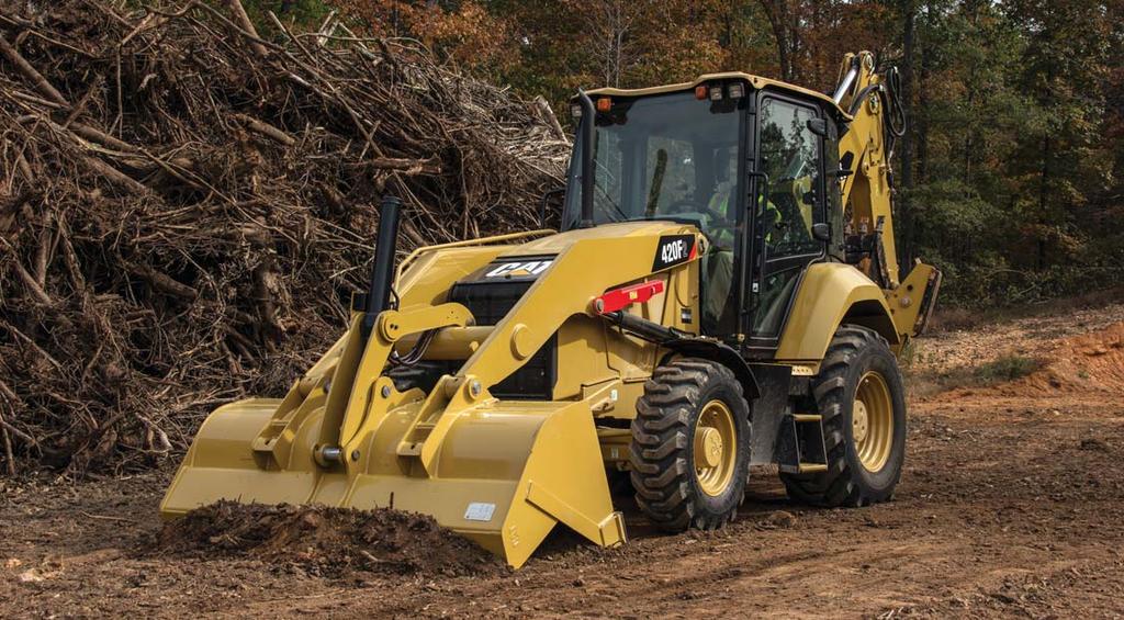 Power Train Designed for performance, power and efficiency. Cat Engine The Cat 3054C Mechanically Turbocharged engine operates quietly while delivering performance and durability.
