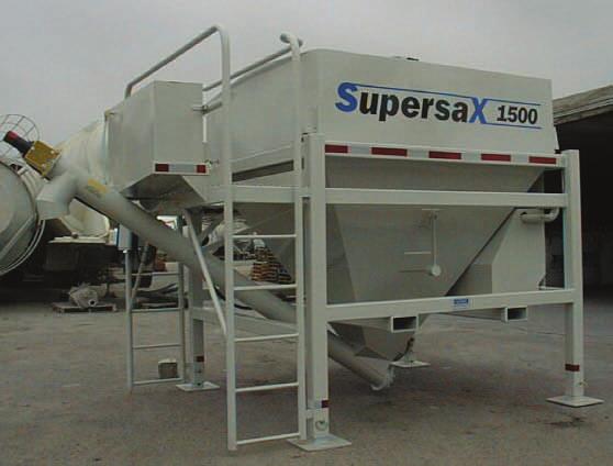 SUPER SAX 1500 Silo Specifications Silo Weight (empty) 4,500 Lbs. Silo Size 170 Cubic Feet Silo Capacity 15,000 Lbs.