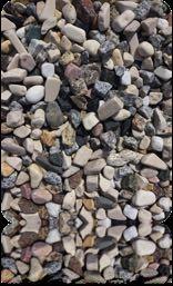 (50-80mm) Price: $12/18kg MIXED BROWN PEBBLES Size