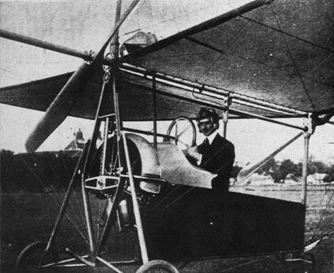 By December 1905 Vuia has finished construction of his first aircraft, the "Traian Vuia, 1" a high-wing monoplane powered by a carbonic acid gas engine.