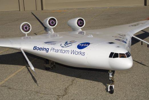 Boeing Phantom Works has partnered with NASA and the Air Force Research Laboratory to study the structural, aerodynamic and operational advantages of the Blended Wing Body concept, a cross between a