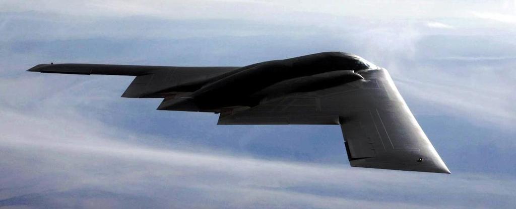 The B-2 is the only aircraft that can carry large air to surface standoff weapons in a stealth configuration.
