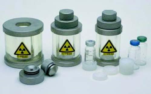 Nuclear Medicine Leaded Glass Vial Shields Models 56-419 to 56-421 Example: Low energy for 10 mci 99m Tc Medium energy for 100 mci 99m Tc High energy for more than 100 mci 99m Tc and less than 10 mci