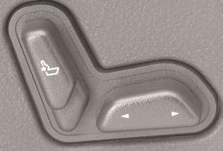 5 control to adjust the rear of the cushion. Move the center of the control to raise or lower the seat. To move the entire seat forward or backward, slide the seat control forward or rearward.