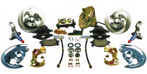 Includes: 11 rotors Forged spindles Bearings & Seals Loaded calipers FM-1790FS_* FM-1790FS9_* Caliper brackets Backing plates Flex Hoses & Clips Master cylinder Power Booster (9 or 11 Gold)