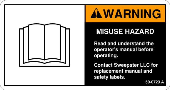 SAFETY SIGNS & LABELS 50-0723 50-0727 41043 50-0737 50-0634 50-0724 Serial Number 3 3 2 4 6 1 3 4 SAFETY SIGNS &
