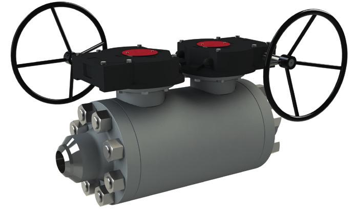 The valve product range includes floating, trunnion (side entry) mounted ball valves, 3-way ball valves, fully welded ball valves, and double block & bleed valves for safe and reliable