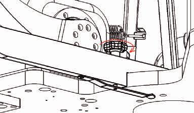Now tighten the star nut until the tool is fixed 3 Installation Release the motor brake from the selected motor and push the upper arm with his ball joint against the calibration tool as shown above