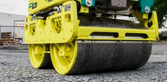THE RIGHT FIT ON YOUR JOBSITE AMMANN ARW WALK-BEHIND ROLLERS Walk-behind vibratory rollers from Ammann offer two applications in one machine.