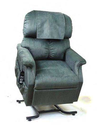 Ultimate Recline Technology The DayDreamer is a medium sized lift recliner offering our exclusive Power Pillow articulating headrest.