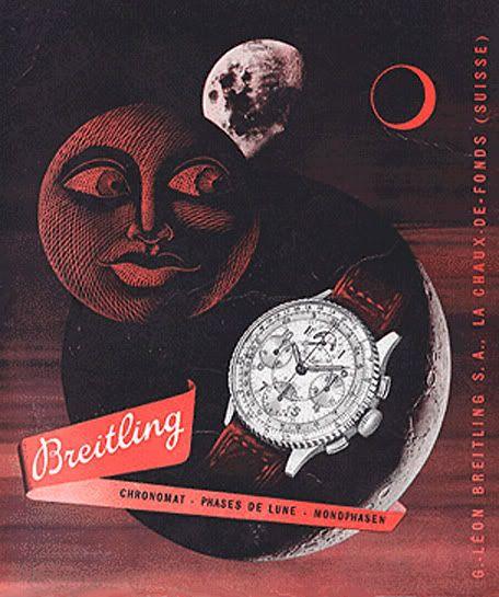 Advertisement for the Chronomat Moon Phase, a wonderful
