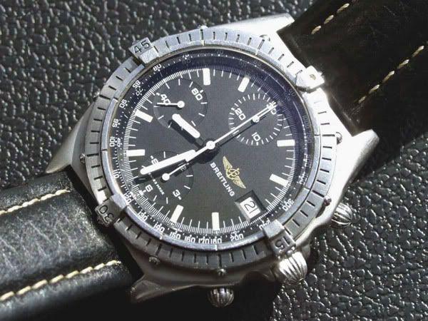 Chronomat ref 81950 with revised dial incorporating the new Breitling wings Little did Breitling realise it then, but this watch was to become the company's biggest seller and the most important