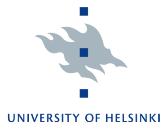 Applied Sciences University of Helsinki Tallin University of Technology University of Tartu, Estonia Marine Institute Swedish