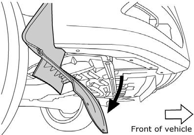 Fig. 4 1) Raising the vehicle. a) Locate the proper lift points, set lift arms and raise vehicle as shown in Fig. 4. WARNING Be sure vehicle is secure on locks before proceeding underneath.