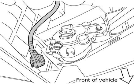 a) Install fog lamp assembly into fascia and secure with two (2) 10mm bolts as shown in Fig. 10. 8) Installing the RH fog lamp assy.
