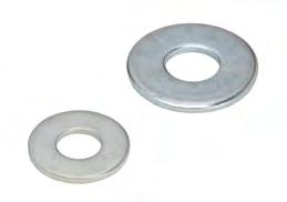 FW - Flat Washer Size Range: 1 /4"-20 thru 1"-8 rods Finish: Plain or Electro-Galvanized. Contact customer service for alternative finishes and materials.