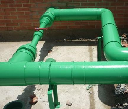 steel pipe With PP-RCT pipes, pumps can be downsized and don t need to run as long as with steel pipes On average, the head loss (psi drop) with PP-RCT pipes is 35 percent more efficient than with