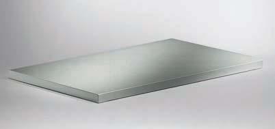 COVER TL FOR LE SHELF Manufactured from 2.5 mm thick sheet steel.