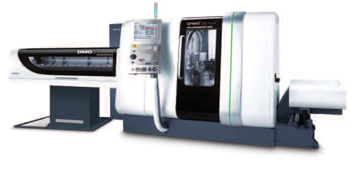 12 13 TURNING TECHNOLOGY SPRINT // CNC AUTOMATIC TURNING X1 linear Y2 Y1 Z1 C2 X2 02 Machining time: 45 seconds C1 Z2 01 03 Machining time: 60 seconds 01 The work area design of the