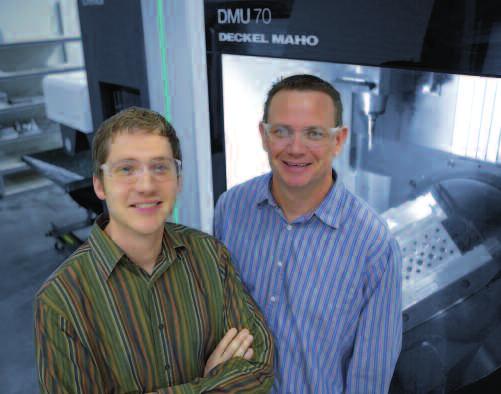 Cox noted that not having a five-axis machine was causing perception problems with clients. To address this, they purchased six VMC three-axis DMG machines and a DMU 70 five-axis machining center.
