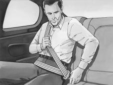 If it does, let it go back all the way and start again. If the belt is not long enough, see Safety Belt Extender at the end of this section.